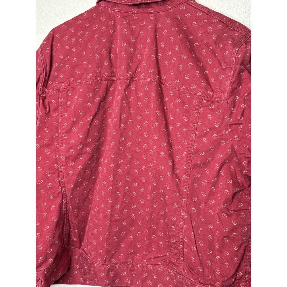 Womens' Vintage Ralph‎ Lauren  Dry Goods XXL Red Floral Jean Denim Jacket 2XL - Picture 5 of 5